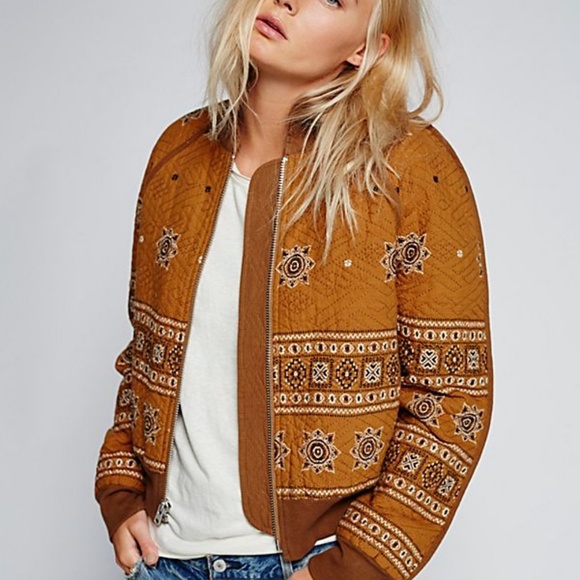 Free People Jackets & Blazers - NWT Free People quilted bomber jacket